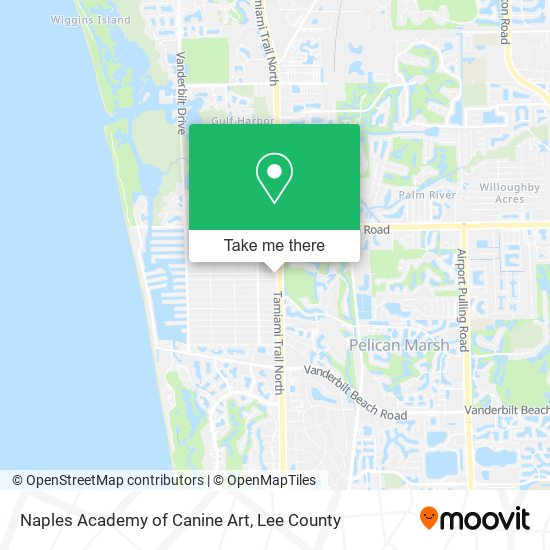 Naples Academy of Canine Art map