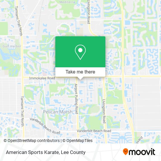 American Sports Karate map