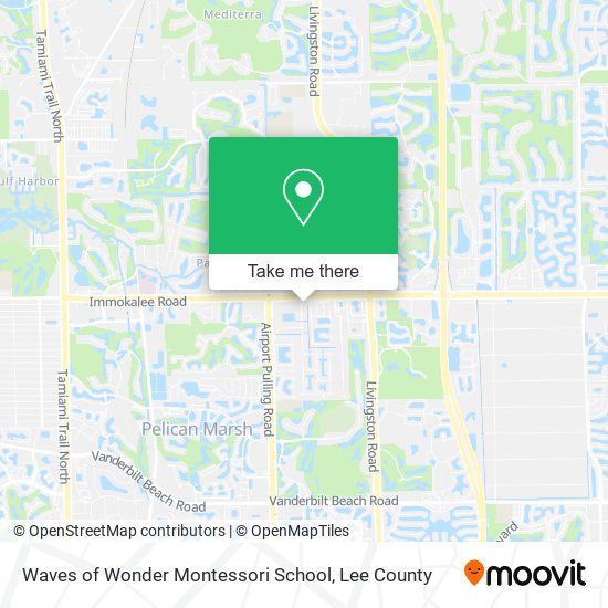 Mapa de Waves of Wonder Montessori School