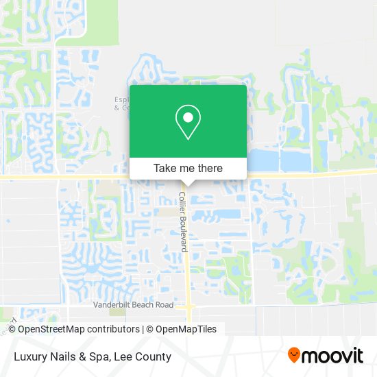 Luxury Nails & Spa map