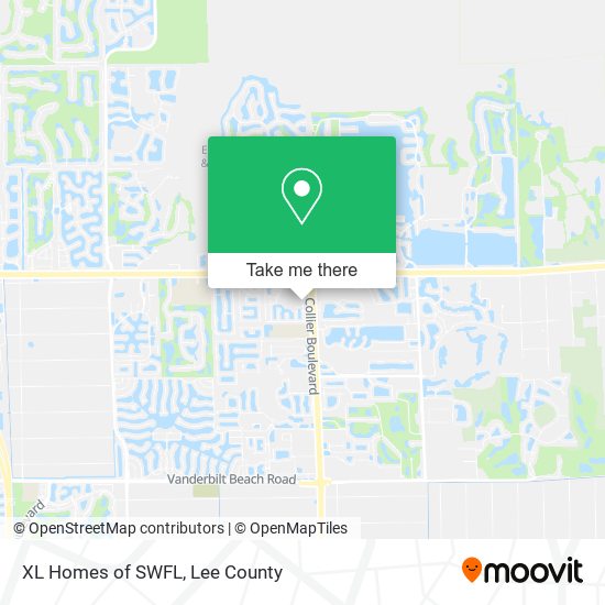 XL Homes of SWFL map