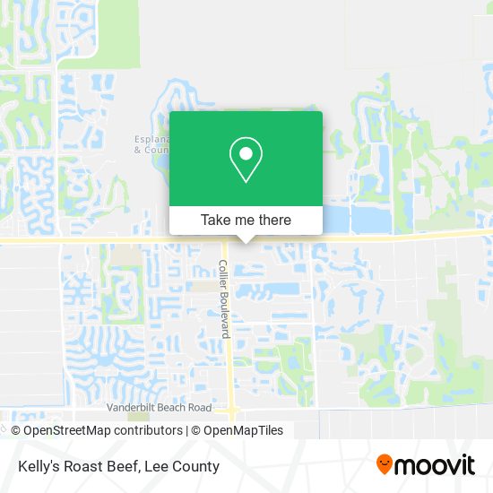 Kelly's Roast Beef map