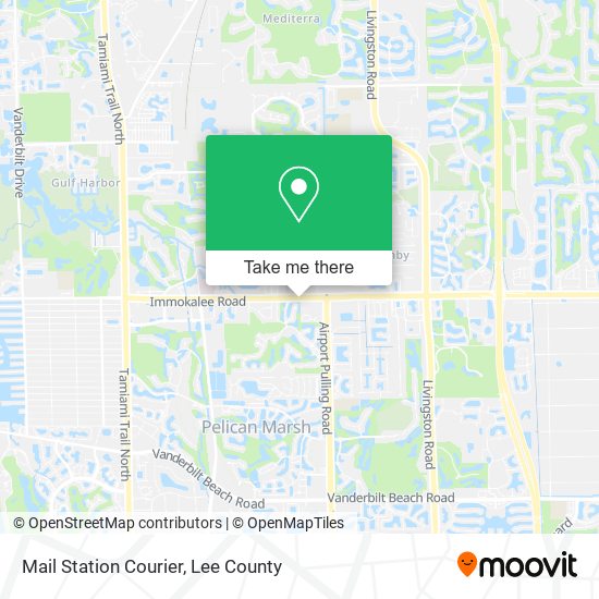 Mail Station Courier map