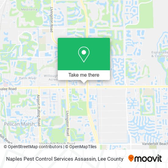 Mapa de Naples Pest Control Services Assassin
