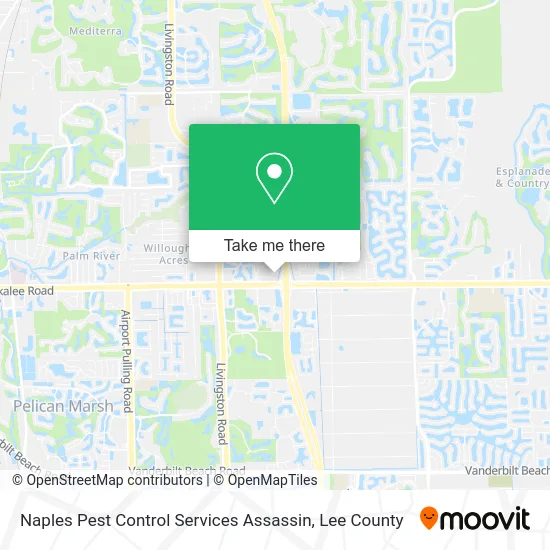 Naples Pest Control Services Assassin map