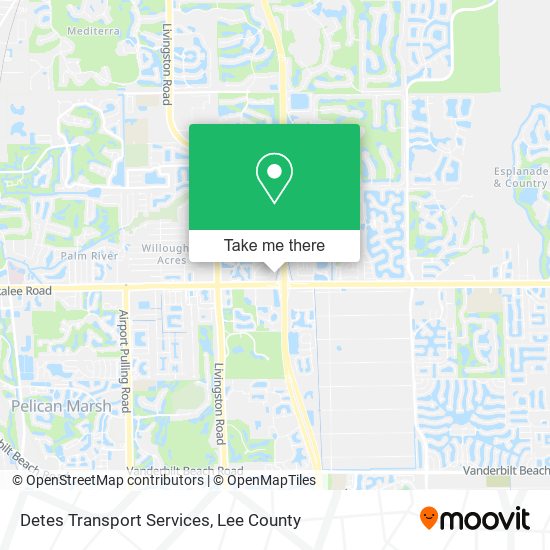 Detes Transport Services map