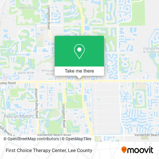 First Choice Therapy Center map
