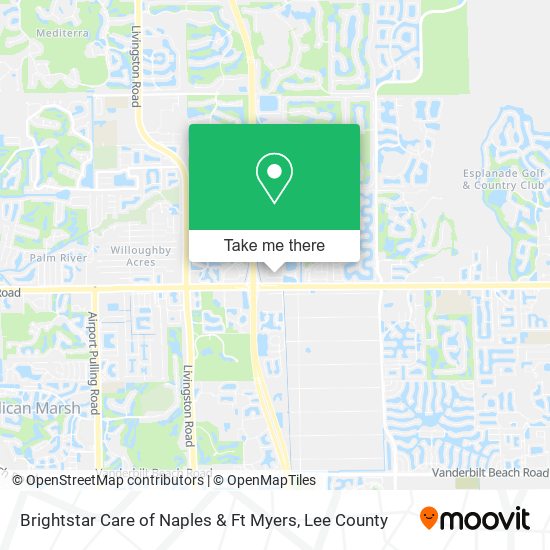 Brightstar Care of Naples & Ft Myers map