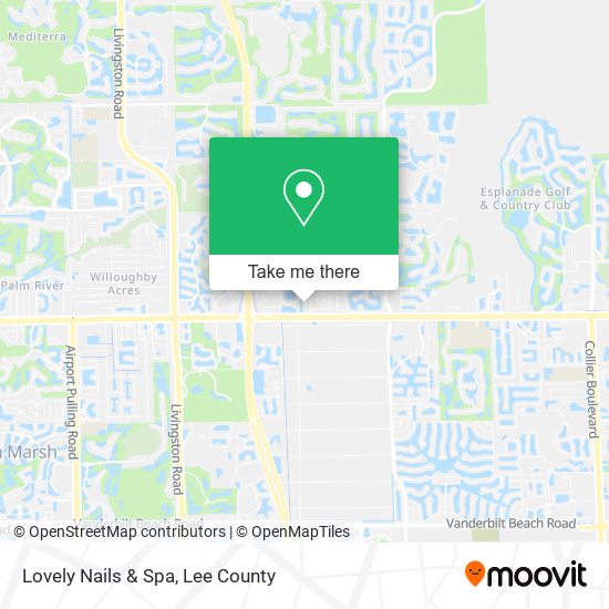 Mapa de Lovely Nails & Spa