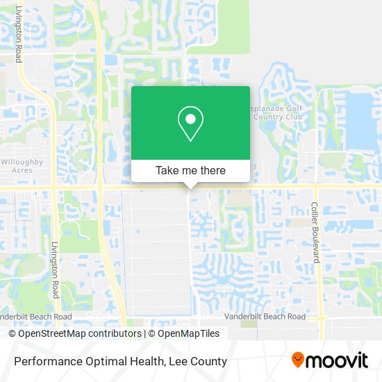 Performance Optimal Health map