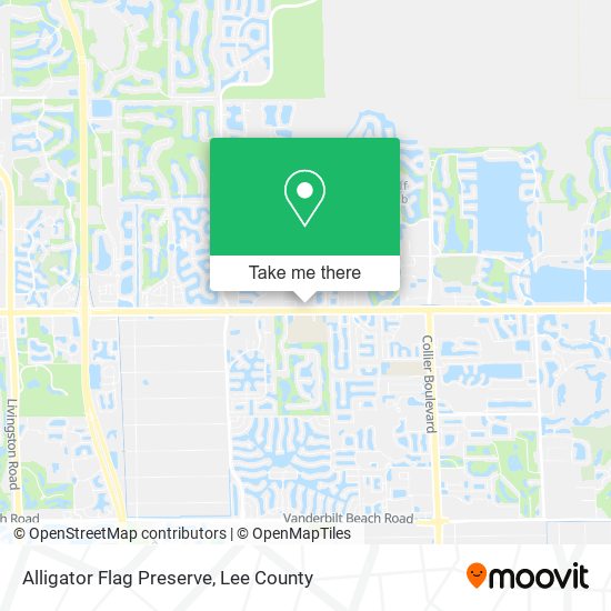 Mapa de Alligator Flag Preserve