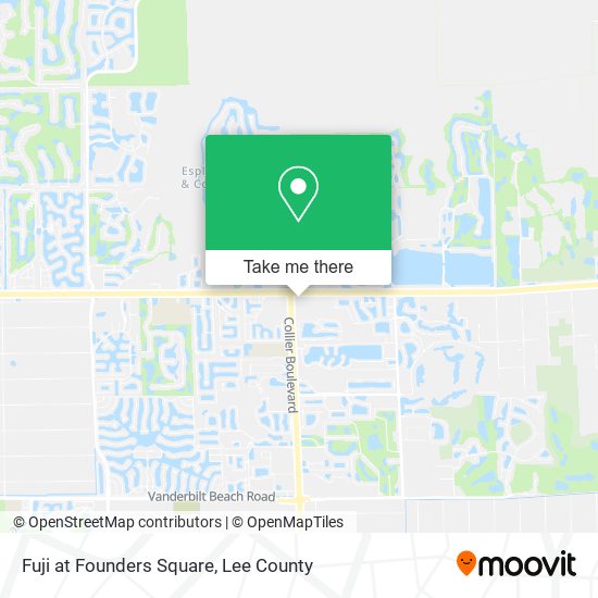 Fuji at Founders Square map