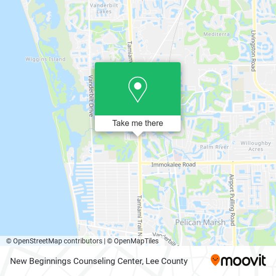 New Beginnings Counseling Center map