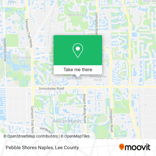 Pebble Shores Naples map