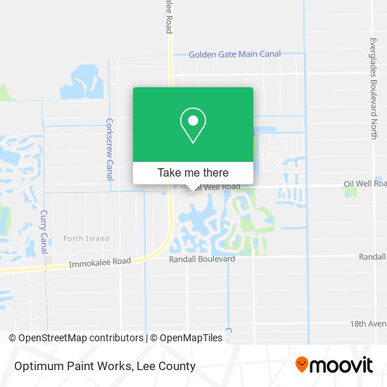 Mapa de Optimum Paint Works
