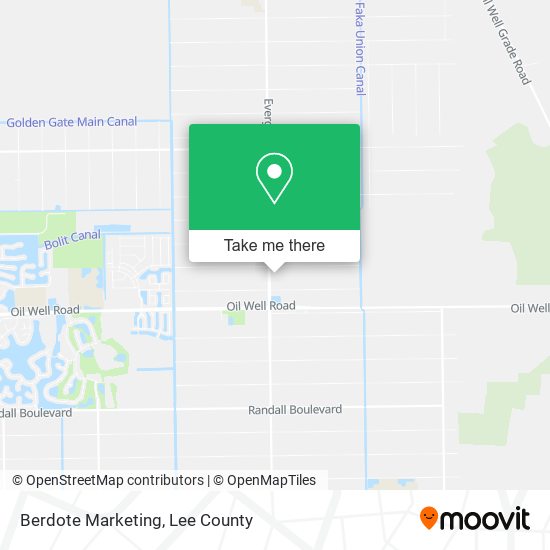 Berdote Marketing map