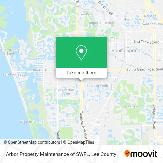 Arbor Property Maintenance of SWFL map