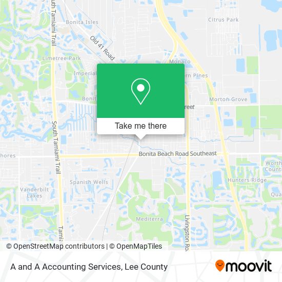 A and A Accounting Services map