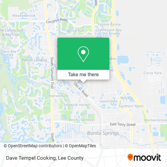 Mapa de Dave Tempel Cooking