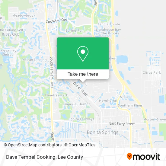 Dave Tempel Cooking map