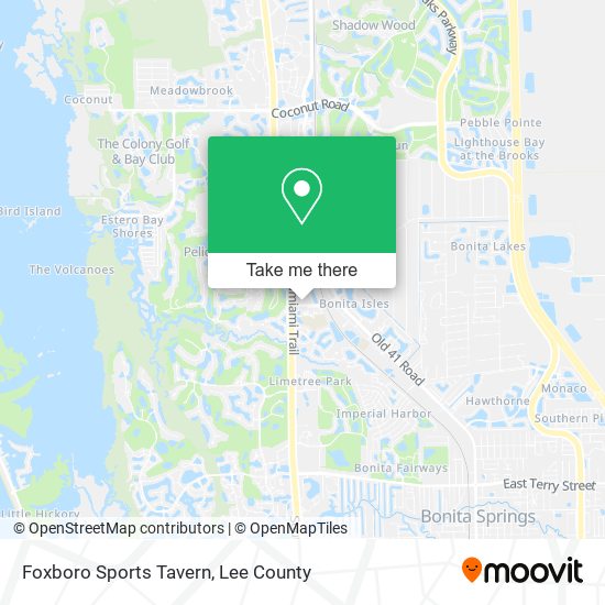 Mapa de Foxboro Sports Tavern
