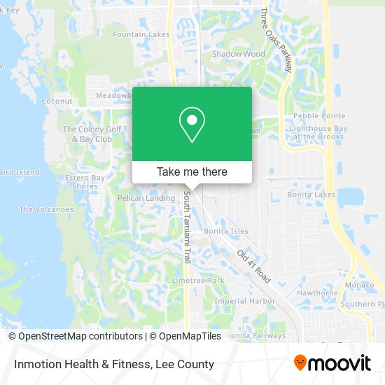 Inmotion Health & Fitness map