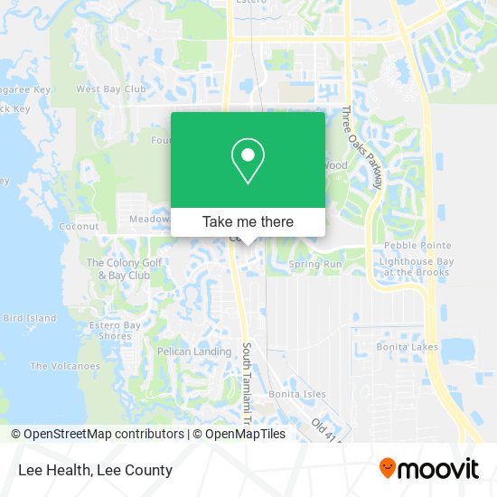 Mapa de Lee Health