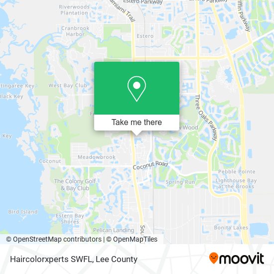 Haircolorxperts SWFL map