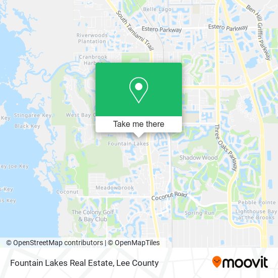 Fountain Lakes Real Estate map