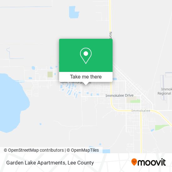 Garden Lake Apartments map