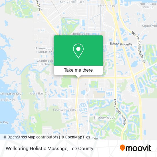 Wellspring Holistic Massage map