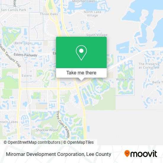 Miromar Development Corporation map