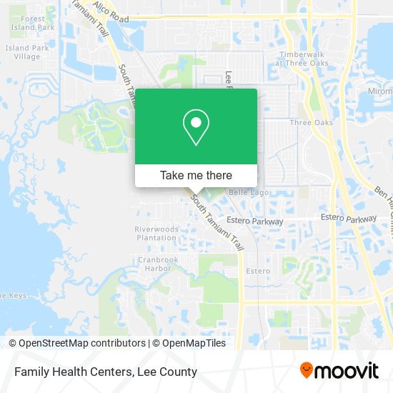 Family Health Centers map