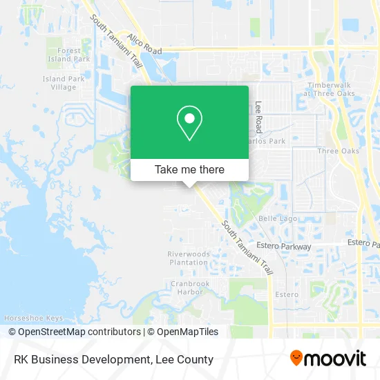 RK Business Development map