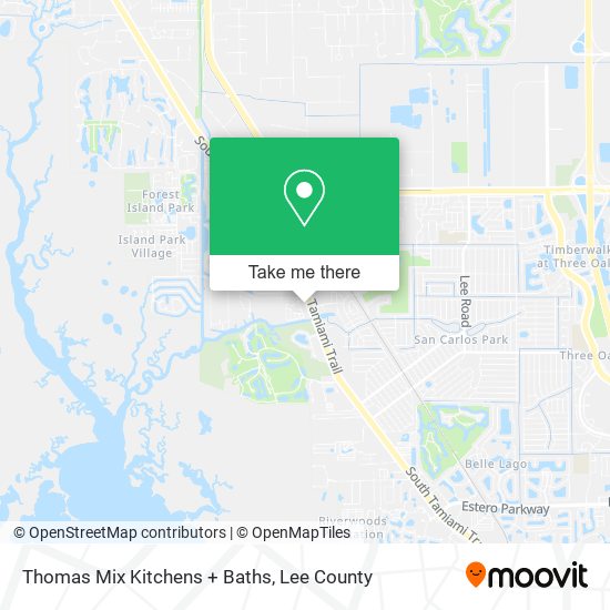 Mapa de Thomas Mix Kitchens + Baths