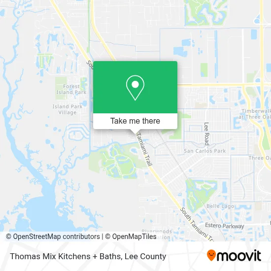 Thomas Mix Kitchens + Baths map