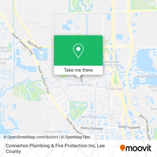 Connerton Plumbing & Fire Protection Inc map