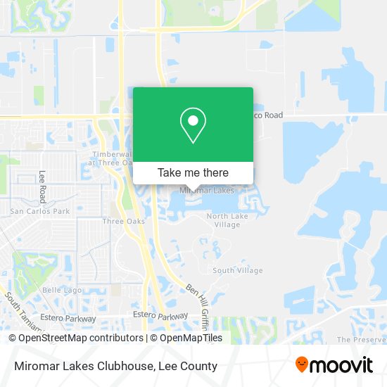 Miromar Lakes Clubhouse map