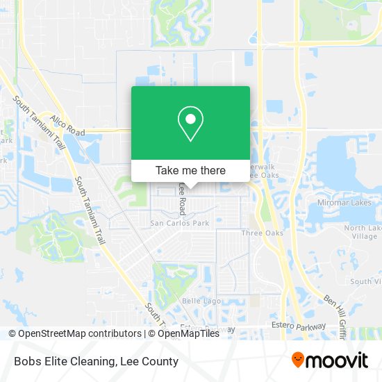 Bobs Elite Cleaning map