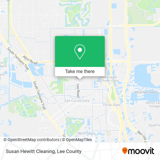 Susan Hewitt Cleaning map