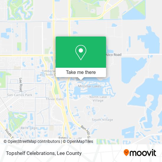 Mapa de Topshelf Celebrations