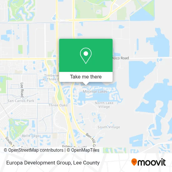 Europa Development Group map