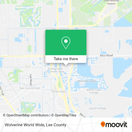 Wolverine World Wide map