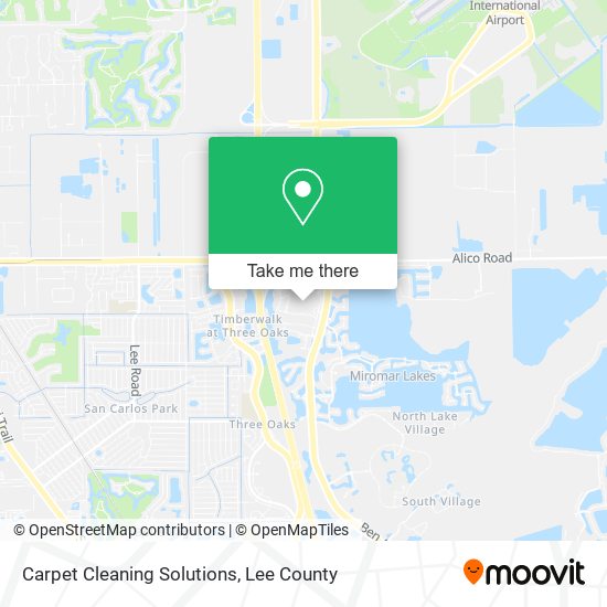 Carpet Cleaning Solutions map