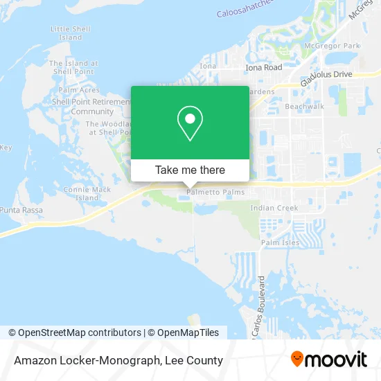 Amazon Locker-Monograph map