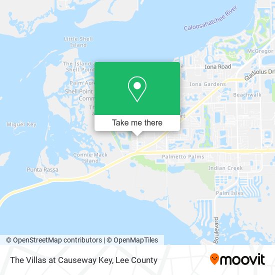 The Villas at Causeway Key map