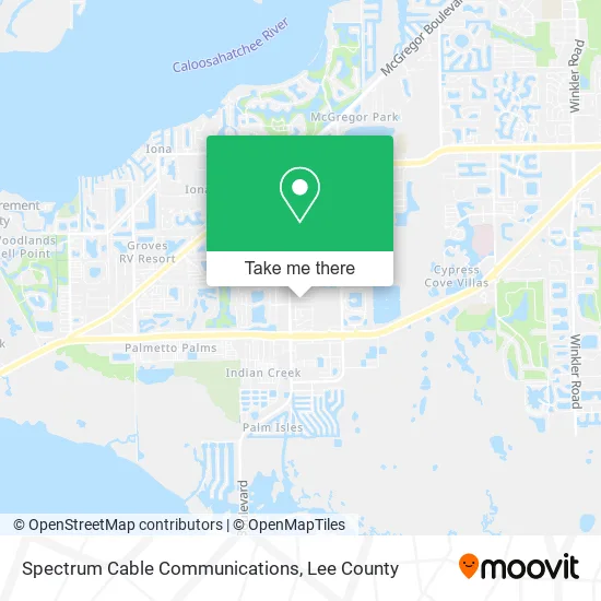 Spectrum Cable Communications map