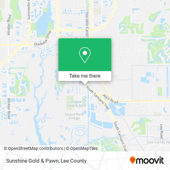 Sunshine Gold & Pawn map
