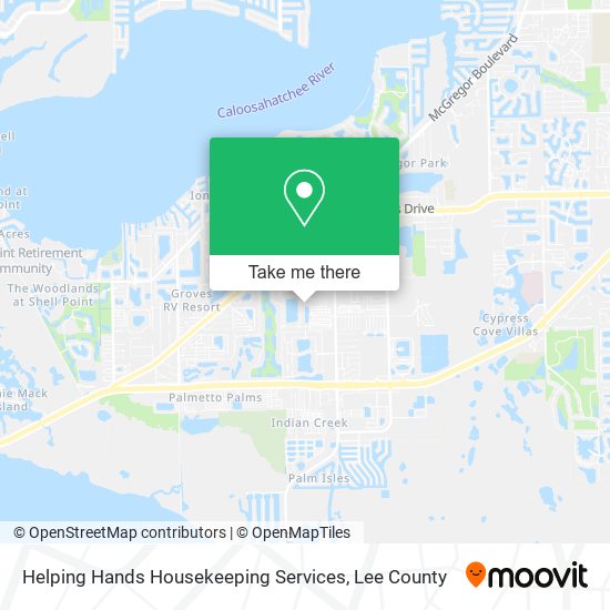 Helping Hands Housekeeping Services map