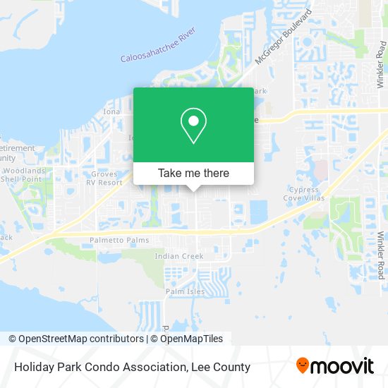 Holiday Park Condo Association map